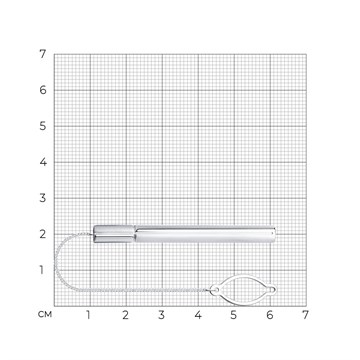 Зажим для галстука из серебра